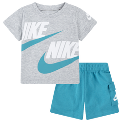 Boys' Infant - Nike NSW HBR Cargo Shorts Set - Dusty Cactus/White