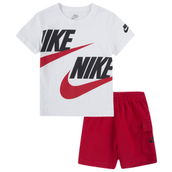 Boys' Toddler - Nike NSW Cargo Shorts Set - University Red/White