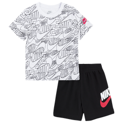 Boys' Toddler - Nike NSW Read Shorts Set - Black/White