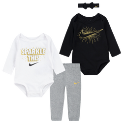 Girls' Infant - Nike Holiday 4 Piece Box Set - Grey/Black