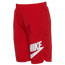 Nike NSW Woven Shorts - Boys' Preschool White/Red