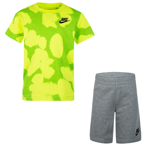 

Nike Boys Nike Dye Dot Short Set - Boys' Preschool Gray/Gray Size 6