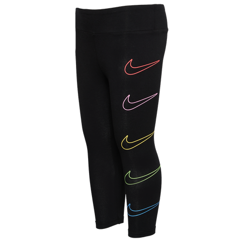 

Girls Preschool Nike Nike Retro Rewind Leggings - Girls' Preschool Black/Multi Size 6X