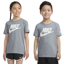 Boys' Preschool - Nike Futura Evergreen T-Shirt - Dark Gray Heather/Black