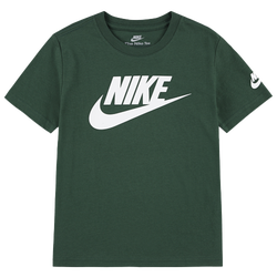 Boys' Preschool - Nike Futura Evergreen T-Shirt - White/Fir