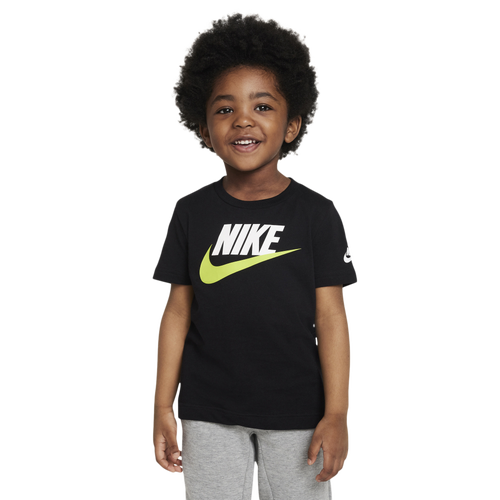 Nike Boys   Futura Evergreen T-shirt In Black/white