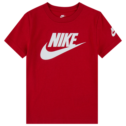 Nike Boys   Futura Evergreen T-shirt In University Red/white