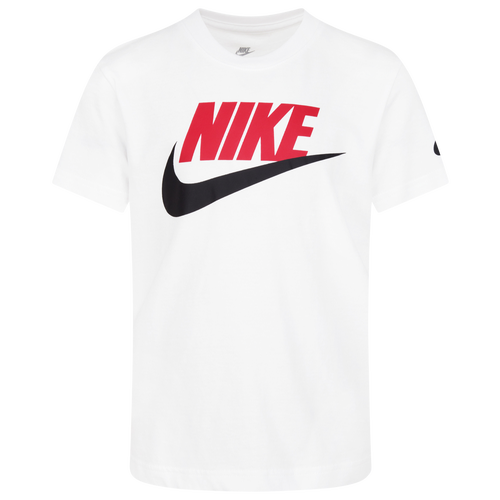 

Nike Boys Nike Futura Evergreen T-Shirt - Boys' Preschool White/Red Size 4