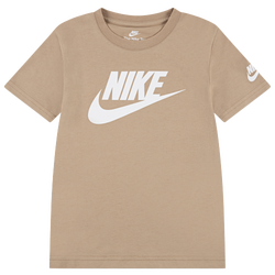 Boys' Preschool - Nike Futura Evergreen T-Shirt - White/Hemp