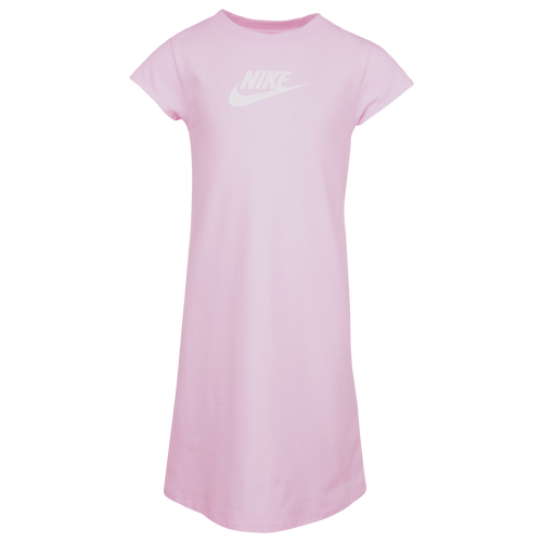 

Girls Preschool Nike Nike Club Dress - Girls' Preschool Pink Foam Size 6X