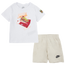 Nike Sole Food Shorts Set - Boys' Toddler Beige/White
