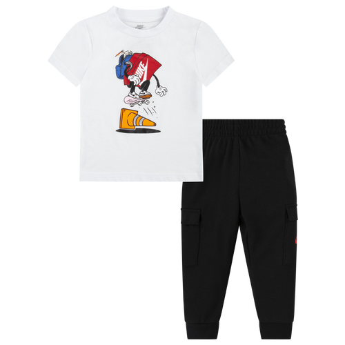 

Boys Infant Nike Nike NSW Tee & Jogger Set - Boys' Infant Black/White Size 12MO