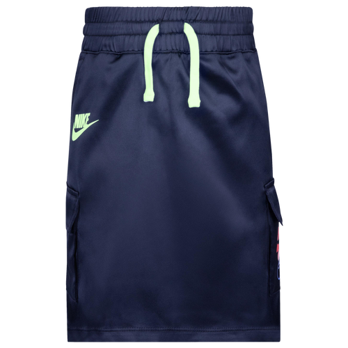 

Girls Preschool Nike Nike Woven Cargo Skirt - Girls' Preschool Black/White Size 6