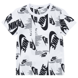 Boys' Toddler - Nike Futura T-Shirt - White/Black