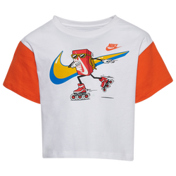 Girls' Preschool - Nike Cool After School Graphic T-Shirt - White/Black