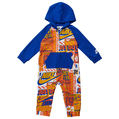 

Boys Infant Nike Nike Cool After School Coverall - Boys' Infant Blue/White Size 18MO