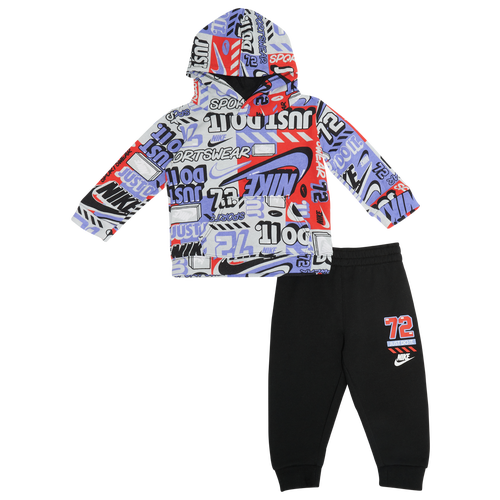 

Boys Infant Nike Nike Cool After School Hoodie Set - Boys' Infant Black/White Size 12MO