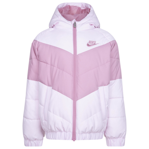 

Girls Preschool Nike Nike NSW Synthetic Fill HD Jacket - Girls' Preschool Pink Foam Size 6X