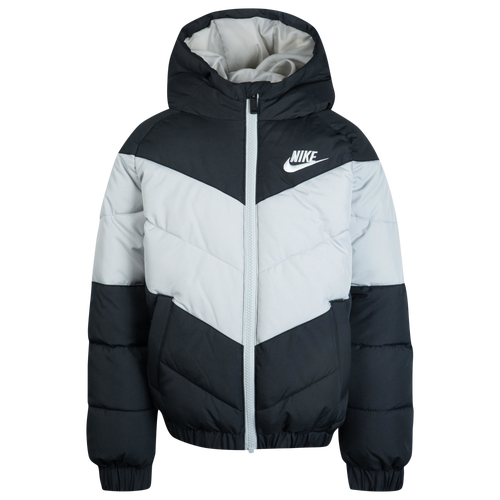 

Boys Preschool Nike Nike NSW Synthetic Fill HD Jacket - Boys' Preschool Black/Gray Size 4