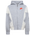 Nike XO Swoosh Full-Zip Hoodie - Girls' Preschool Grey