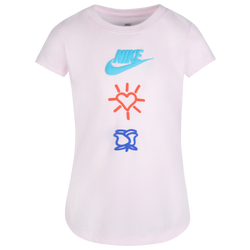 Girls' Preschool - Nike Love Icon Stack T-Shirt - Pink Foam