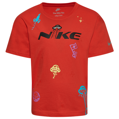 

Boys Preschool Nike Nike KSA GFX T-Shirt - Boys' Preschool Red/Multi Size 4