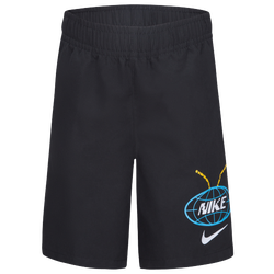 Boys' Preschool - Nike Bug Net Woven Shorts - Black/White