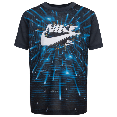 

Boys Preschool Nike Nike Ready Player One Short Sleeve T-Shirt - Boys' Preschool Black/White Size 7