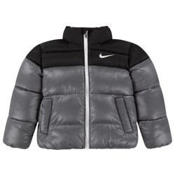 Boys' Toddler - Nike Colorblock Puffer Jacket - Black/Black