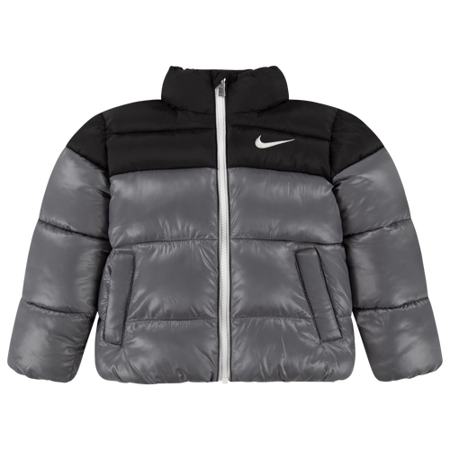 

Boys Nike Nike Colorblock Puffer Jacket - Boys' Toddler Black/Black Size 2T