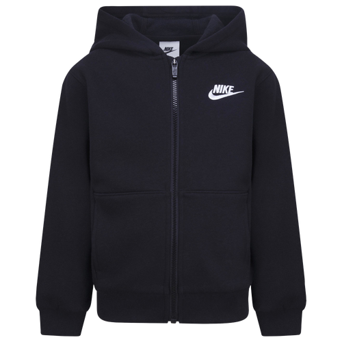 

Nike Boys Nike NSW Club Fleece LBR Full-Zip - Boys' Preschool Black/Black Size 7
