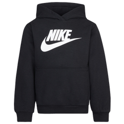 Boys' Preschool - Nike NSW Club HBR Pullover Hoodie - Black/Black