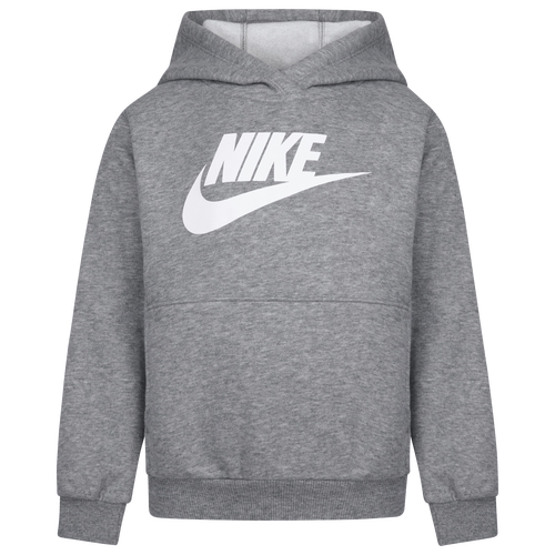 

Nike Boys Nike NSW Club HBR Pullover Hoodie - Boys' Preschool Dark Grey Heather/White Size 6