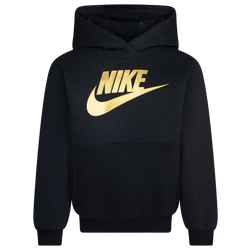 Boys' Preschool - Nike NSW Club HBR Pullover Hoodie - Metallic Gold/Black