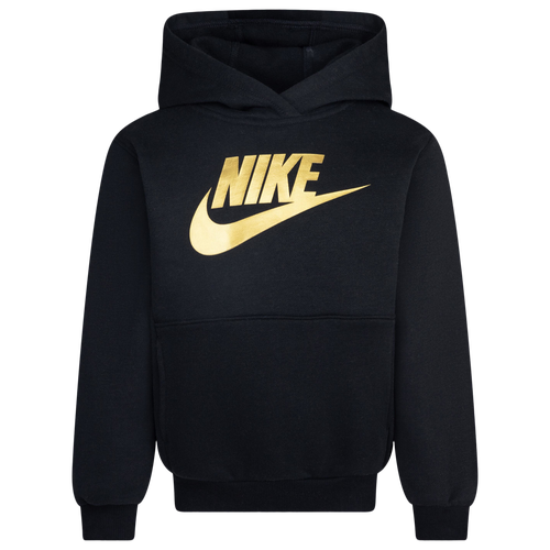 

Boys Preschool Nike Nike NSW Club HBR Pullover Hoodie - Boys' Preschool Metallic Gold/Black Size 5