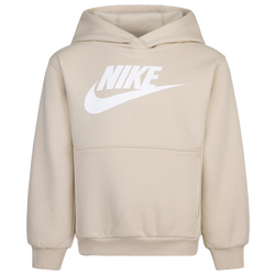 Boys' Preschool - Nike NSW Club HBR Pullover Hoodie - Sanddrift/White