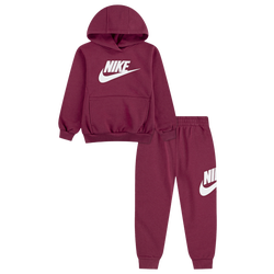 Girls' Preschool - Nike Club Fleece Set - Sweet Beet/Sweet Beet