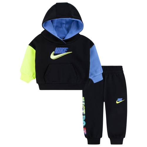 

Boys Infant Nike Nike NDW Best Foot Forward Pullover Set - Boys' Infant Black/Black Size 24MO