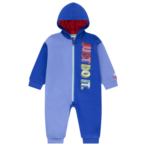 Shop Nike Boys Infant   Nsw Best Foot Forward Coverall In Game Royal/game Royal