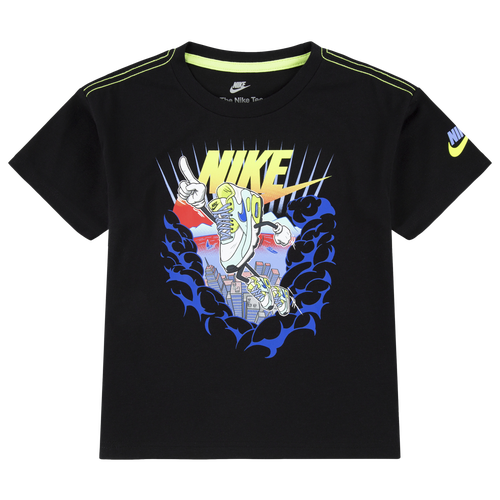 

Nike Boys Nike Air Max 90 Character T-Shirt - Boys' Toddler Black/Black Size 2T