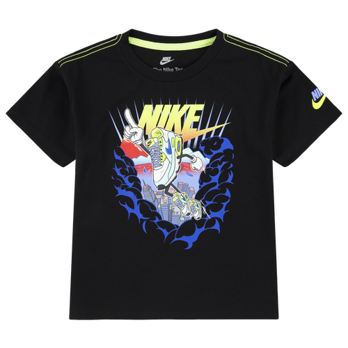 

Boys Nike Nike Air Max 90 Character T-Shirt - Boys' Toddler Black/Black Size 2T