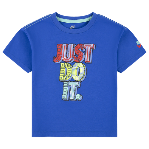 

Nike Boys Nike Just Do It Sole T-Shirt - Boys' Toddler Game Royal/Game Royal Size 2T