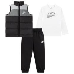 Boys' Toddler - Nike NSW Colorblock Vest Set - White/Black