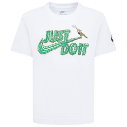 Boys' Preschool - Nike Graphic Icon T-Shirt - White/White