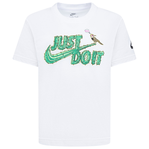 

Nike Boys Nike Graphic Icon T-Shirt - Boys' Preschool White/White Size 5