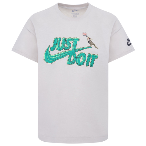 

Boys Preschool Nike Nike Graphic Icon T-Shirt - Boys' Preschool Sanddrift/Brown Size 5