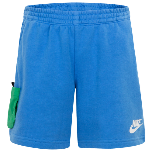 BOYS - Nike NSW FT Shorts - Blue/Light Photo