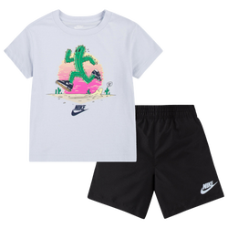 Boys' Toddler - Nike Grow For It Shorts Set - Black/Black