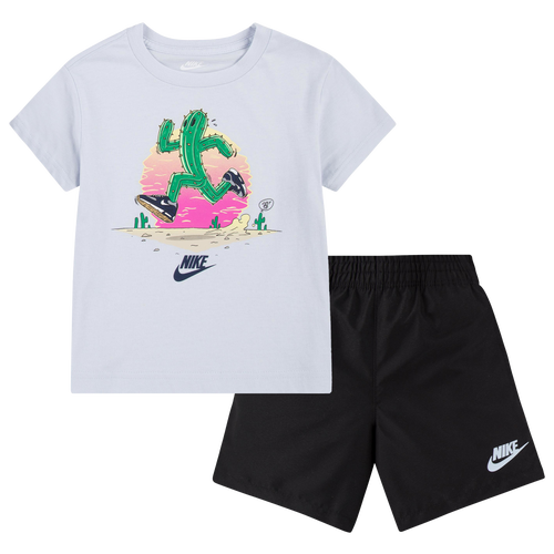 

Nike Boys Nike Grow For It Shorts Set - Boys' Toddler Black/Black Size 4T