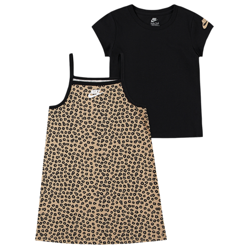 GIRLS - Nike Floral 2 Piece Set - Black/Hemp